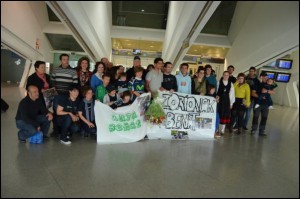 Beñat Intxaustiri gaur arratsaldean Loiun egindako harrera