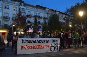 Gernika-Lumon egindako protesta