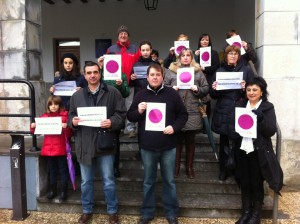 Ibarrangelun egindako elkarretaratzea