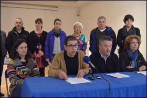 Bilduko ordezkariak agerraldian