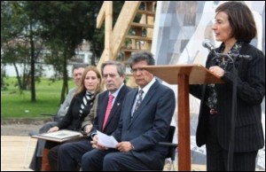 Jose Mari Gorroño Gernika-Lumoko alkatea, Bogotan