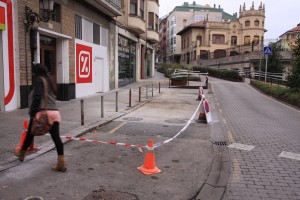 Gasolindegiak Saraspe plazan utzitako hutsunea