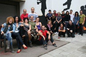 'La cocina'-ko taldea. Ezkerrean, Sol Maguna gernikarra