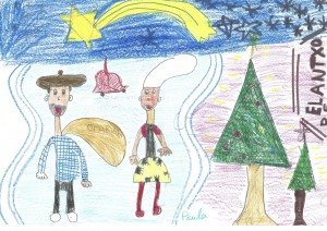 Paula Egurrolak egindako marrazkia