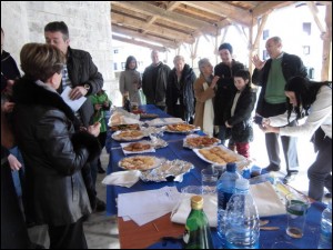 Iazko tostada txapelketa, Busturian San Blas jaiak direla eta.