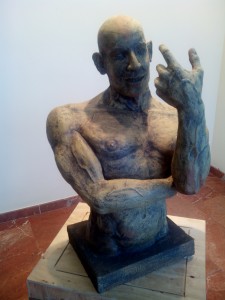 Urtzi Batiz eskultore bilbotarraren lanetako bat