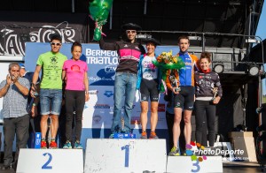 Mikel Elgezabal, podiumaren gorenean