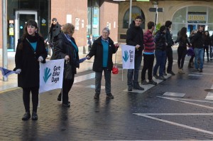 Martxoan Gernika-lumon egindako giza katea