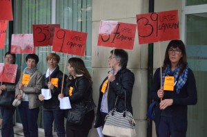 Totorikaguenako langileak, protestan