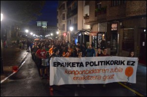 Jone libre uzteko eskatzeko mobilizazioa, Gernika-Lumon