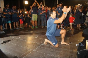 Jon Salsamendi aurtengo Kontxa irabazi osteko harreran