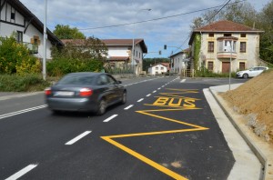 Barrutiako geralekua egokitu du udalak; markesina jartzea falta da