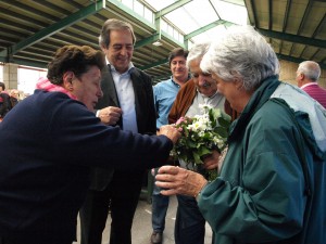 Jose Mujica, Merkatu plazan