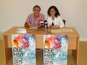 Ibarrolaza alkateordea eta Bideguren alkatea, atzoko agerraldian