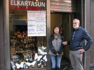 Jabi Larrinagaren alaba eta 'Txiki' Elgezabal, irudian