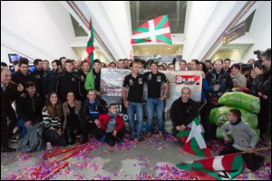 Txomin Arana Loiuko aireportuan