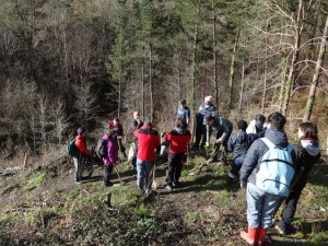 Boluntarioak azalpenak entzuten