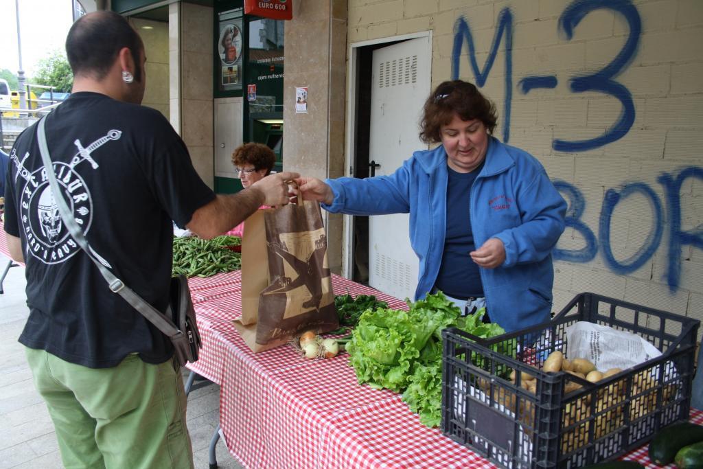 Udako nekazal azokako salmahai bat