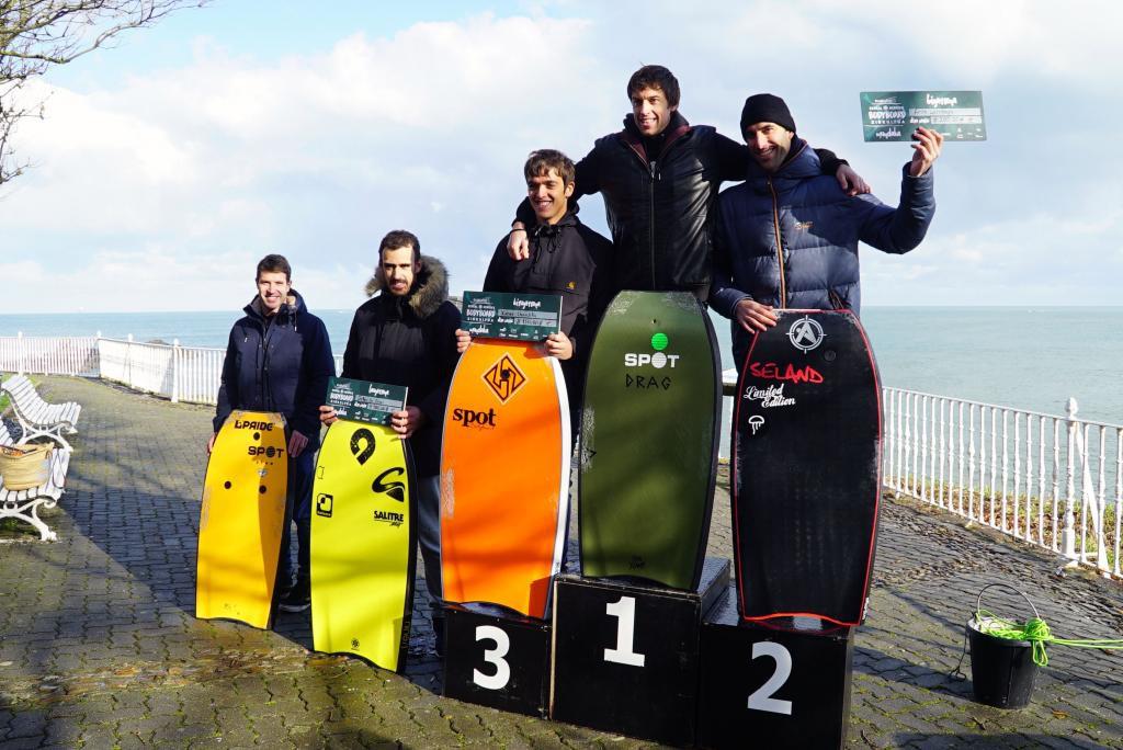 Body Boardeko podiuma. Argazkia: Euskal Herriko Surf Federazioa.