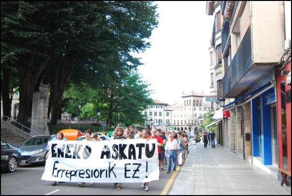 manifestazioa Gernika-Lumon
