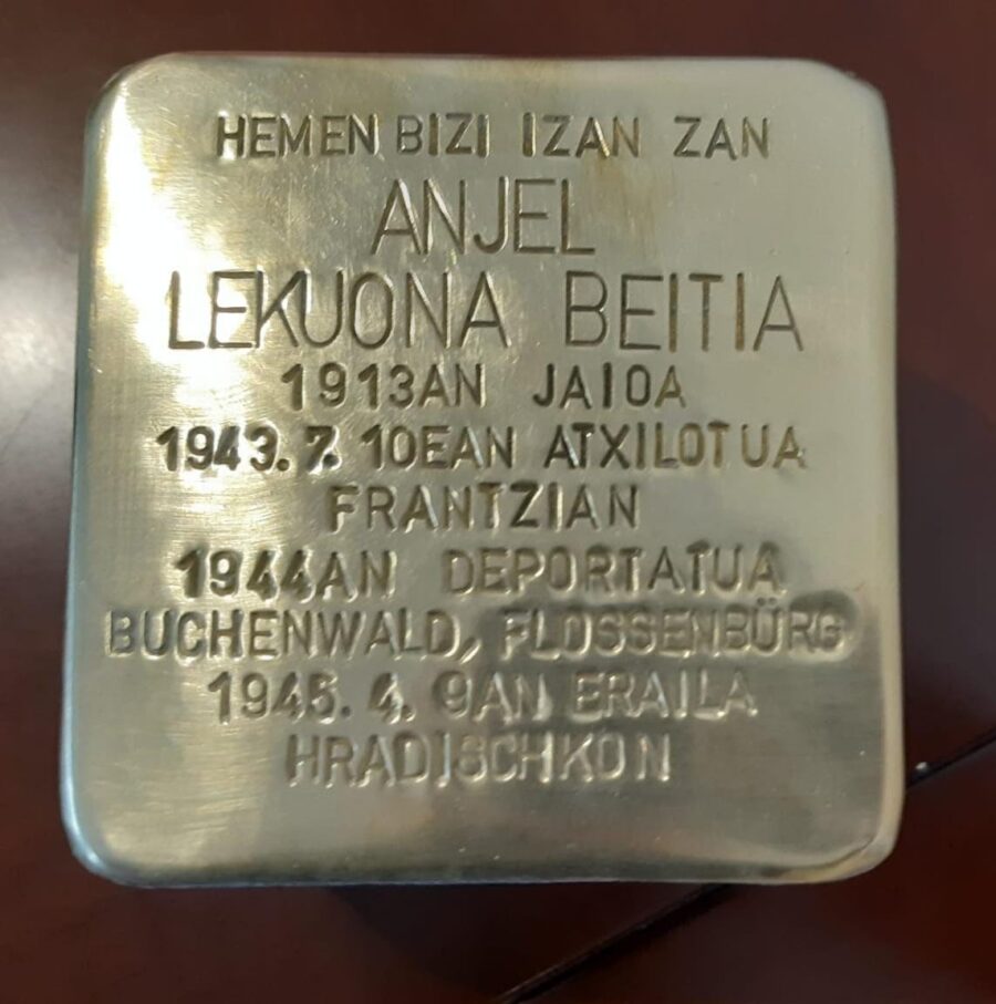 Stolpersteine harria lekuona