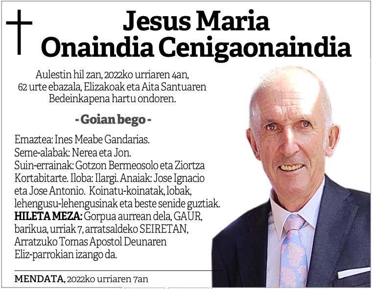 Jesus Maria Onaindia
