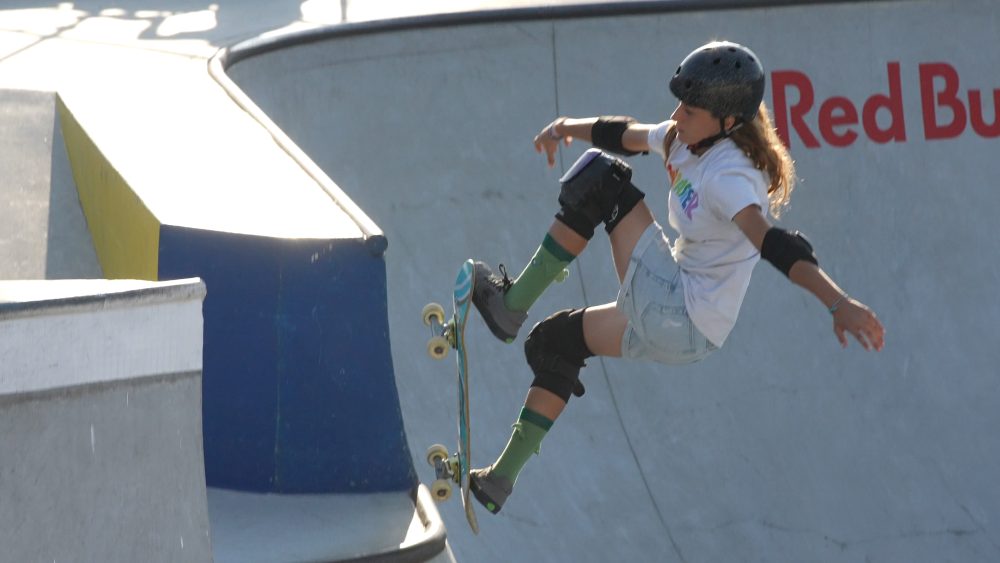 Naia Laso skater bermeotarra Parkeko Munduko Txapelketan