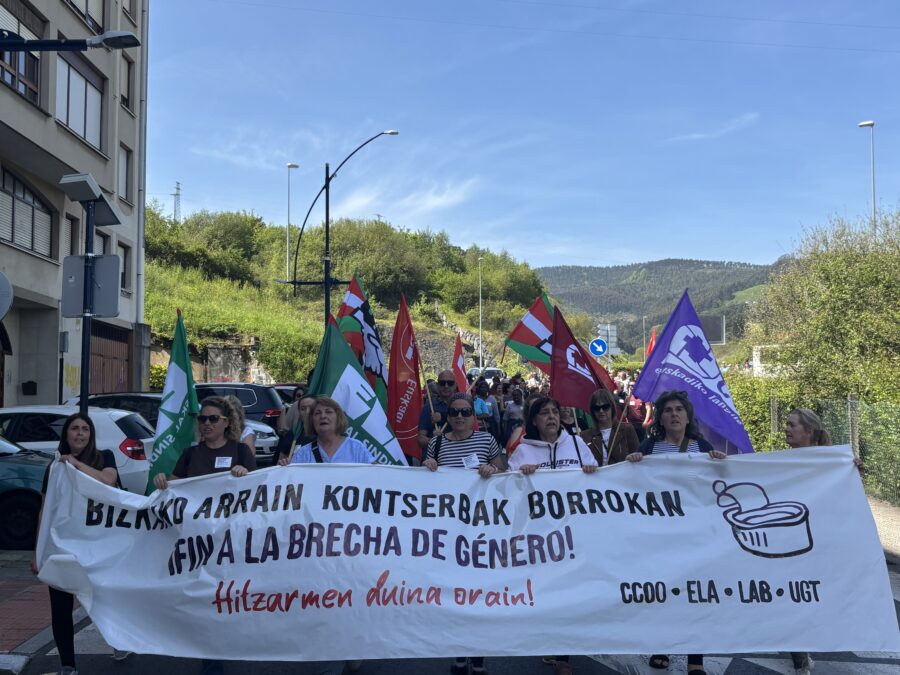 Kontserba sektoreko langileen mobilizazioa Bermeon