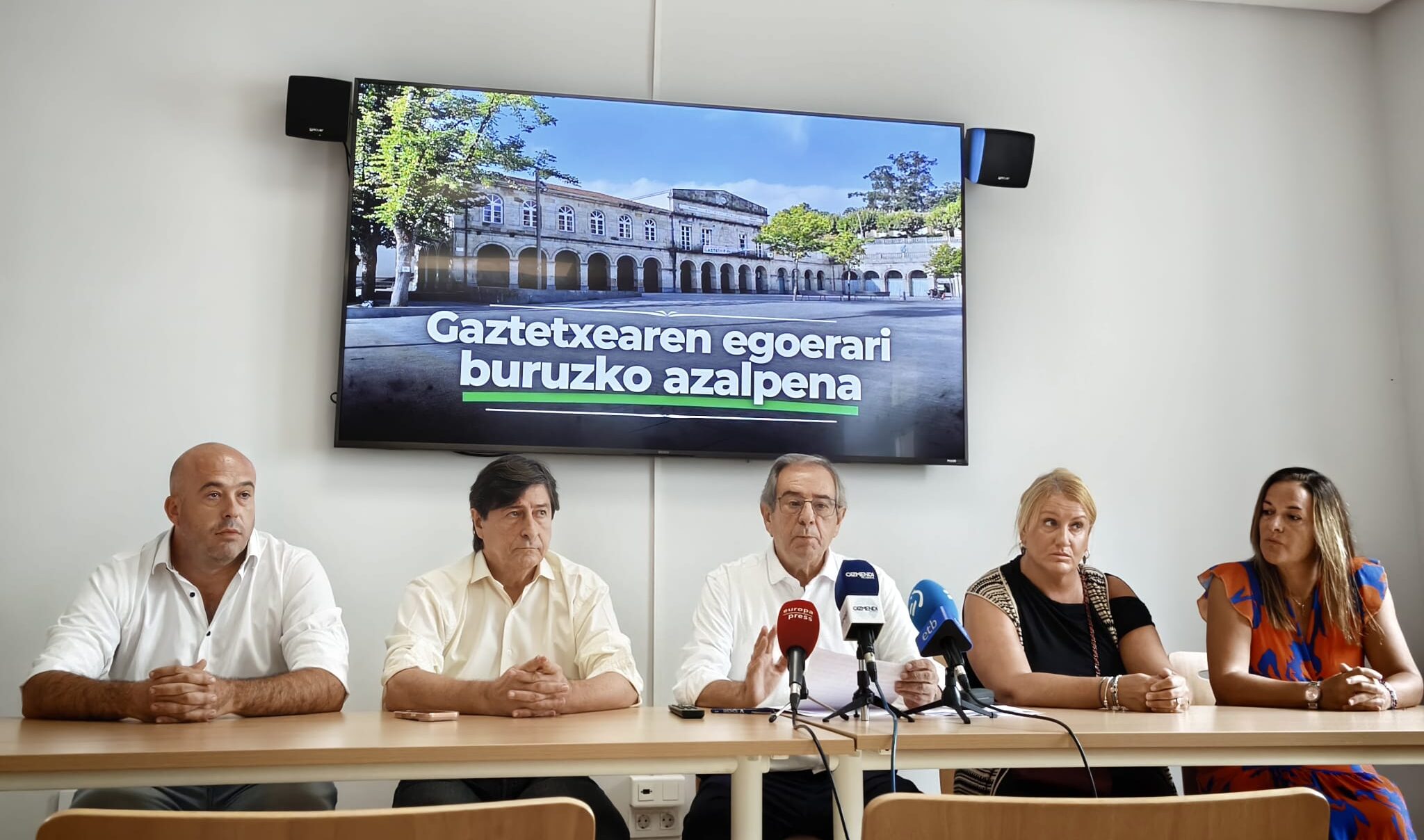 Jose Mari Gorroño: "Eraikina hilabete honetan hutsik egongo den esperantza dut"